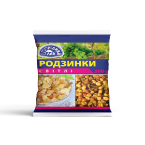 Light raisins 200g TM Ridny Lan