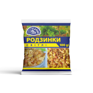Light raisins 100g TM Ridny Lan